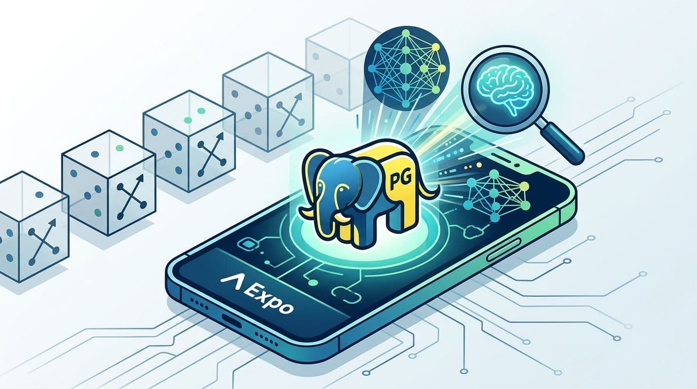 Beyond the Vector Database: Engineering High-Performance On-Device Semantic Search with Expo and PGlite